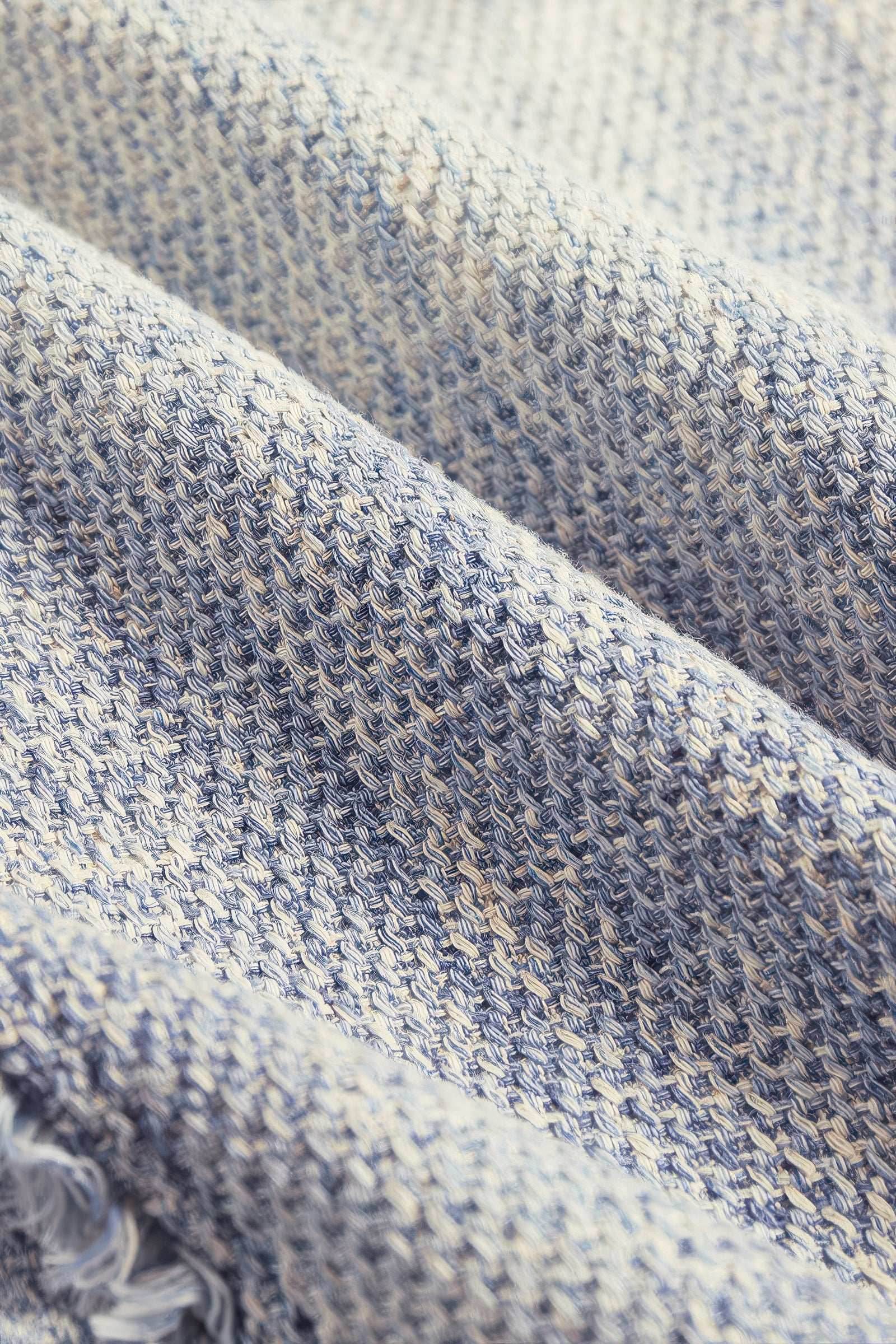 Distressed Denim Vest - Washed Rivet & Frayed Hem Design - 4inme