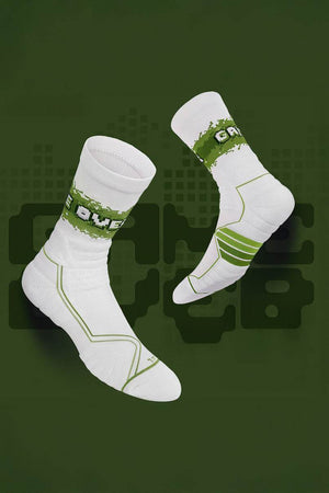 Elite Basketball Socks - High-Cut Terry Cushion Performance Crew Socks - 4inme