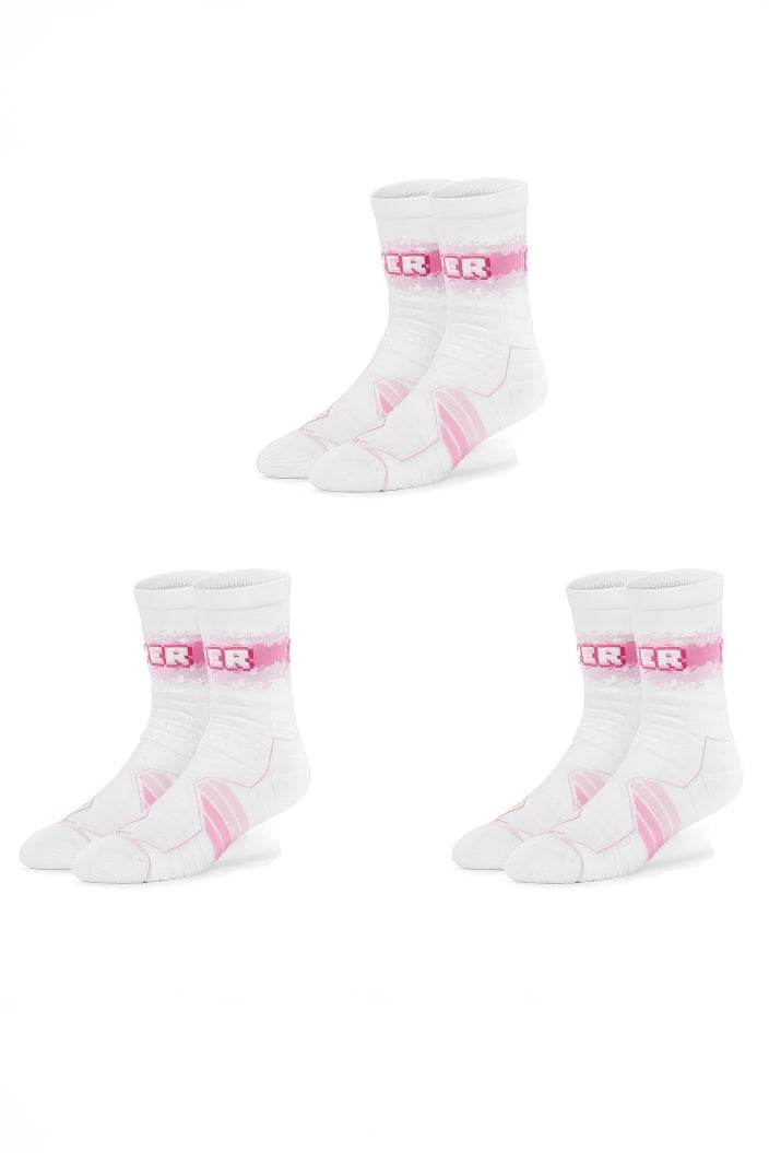 Elite Basketball Socks - High-Cut Terry Cushion Performance Crew Socks - 4inme