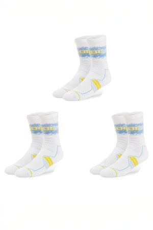 Elite Basketball Socks - High-Cut Terry Cushion Performance Crew Socks - 4inme