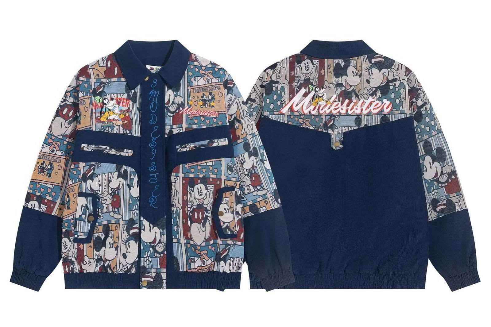 Embroidered Bomber Jacket – Retro Baseball Style - 4inme