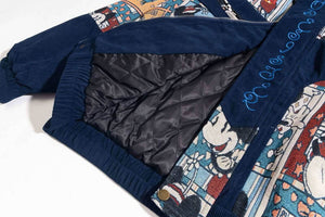 Embroidered Bomber Jacket – Retro Baseball Style - 4inme