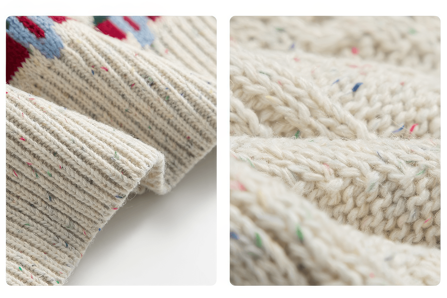 Fair Isle Red Holiday Knit Sweater - Cozy Oversized Pullover for Festive Vibes - 4inme