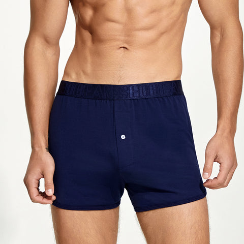 Slip de Boxer en Coton pour Homme 3-Pack – Coton Peigné pour le Foyer