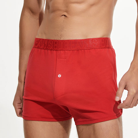 Slip de Boxer en Coton pour Homme 3-Pack – Coton Peigné pour le Foyer