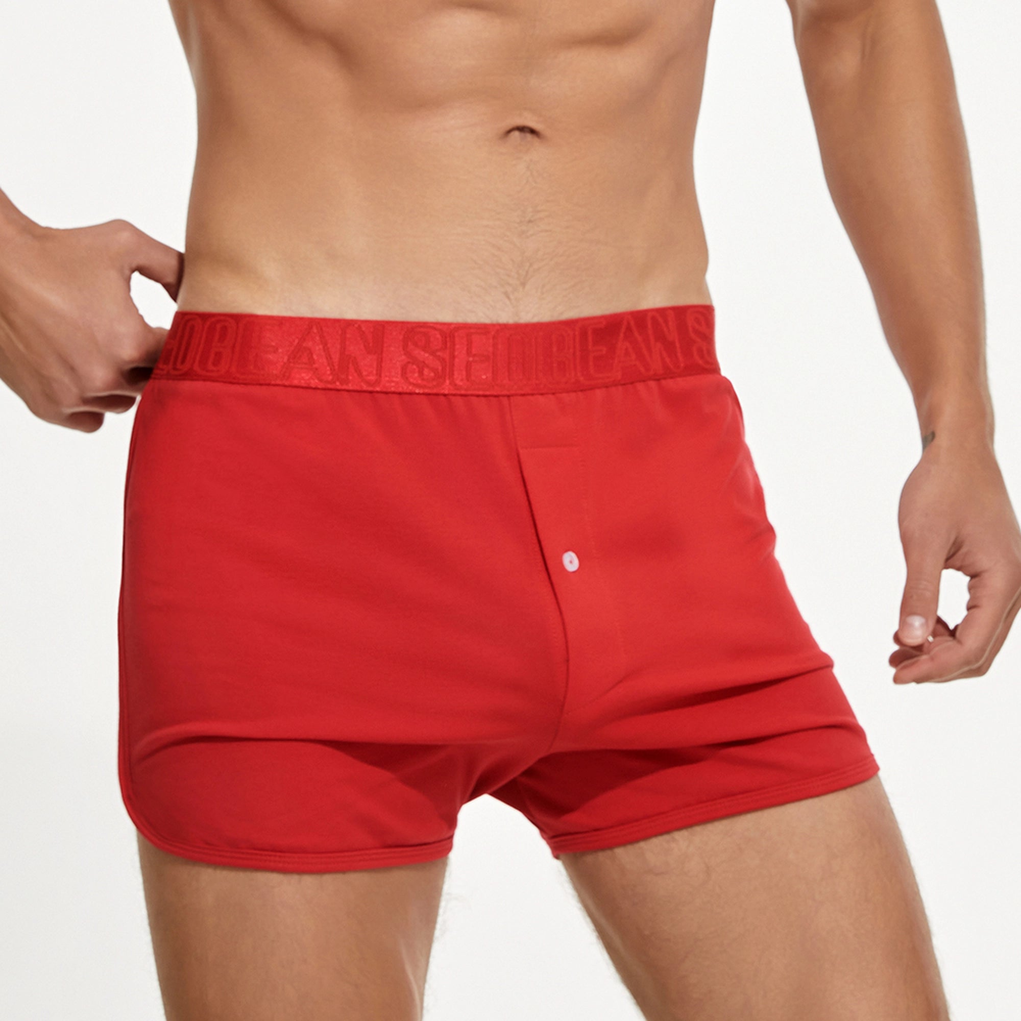 Men’s Cotton Boxer Shorts – Combed Cotton Lounge Underwear - 4inme