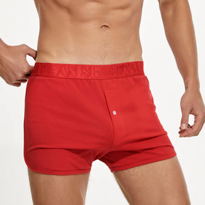 Men’s Cotton Boxer Shorts – Combed Cotton Lounge Underwear - 4inme