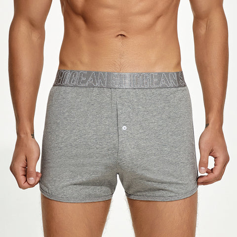 Slip de Boxer en Coton pour Homme 3-Pack – Coton Peigné pour le Foyer