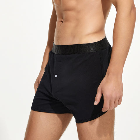 Slip de Boxer en Coton pour Homme 3-Pack – Coton Peigné pour le Foyer