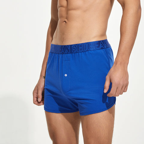 Slip de Boxer en Coton pour Homme 3-Pack – Coton Peigné pour le Foyer
