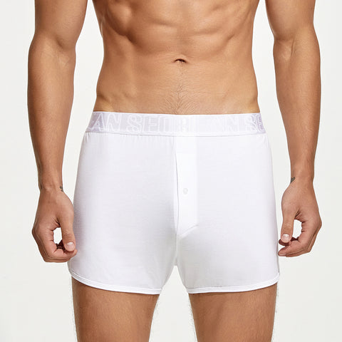 Slip de Boxer en Coton pour Homme 3-Pack – Coton Peigné pour le Foyer