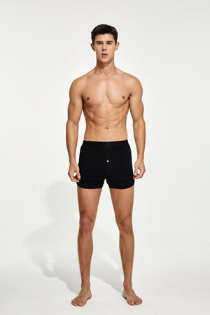Men’s Cotton Boxer Shorts – Combed Cotton Lounge Underwear - 4inme
