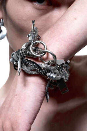 Heavy-Duty Multi-Wear Metal Mechanic Necklace - Futuristic Design - 4inme