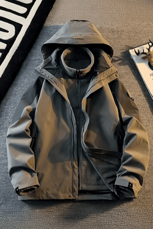 Heavy Duty 3-in-1 Winter Jacket – Hooded & Fleece Lined - 4inme