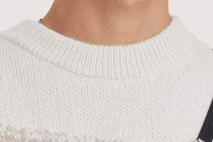 Heavy Knit Colorblock Sweater - 4inme