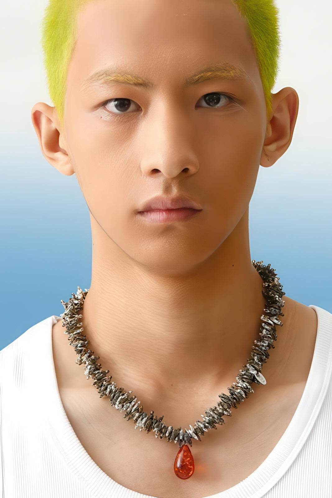 Amber Pendant Necklace - 4inme