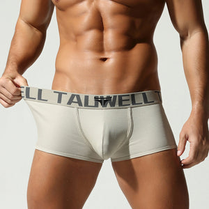 Men's Solid Color Boxer Briefs , Cotton Comfort - 4inme