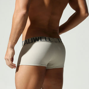 Men's Solid Color Boxer Briefs , Cotton Comfort - 4inme