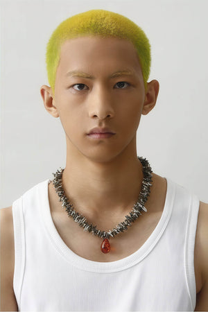 Amber Pendant Necklace - 4inme