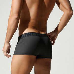 Men's Solid Color Boxer Briefs , Cotton Comfort - 4inme