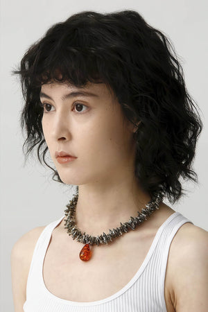 Amber Pendant Necklace - 4inme