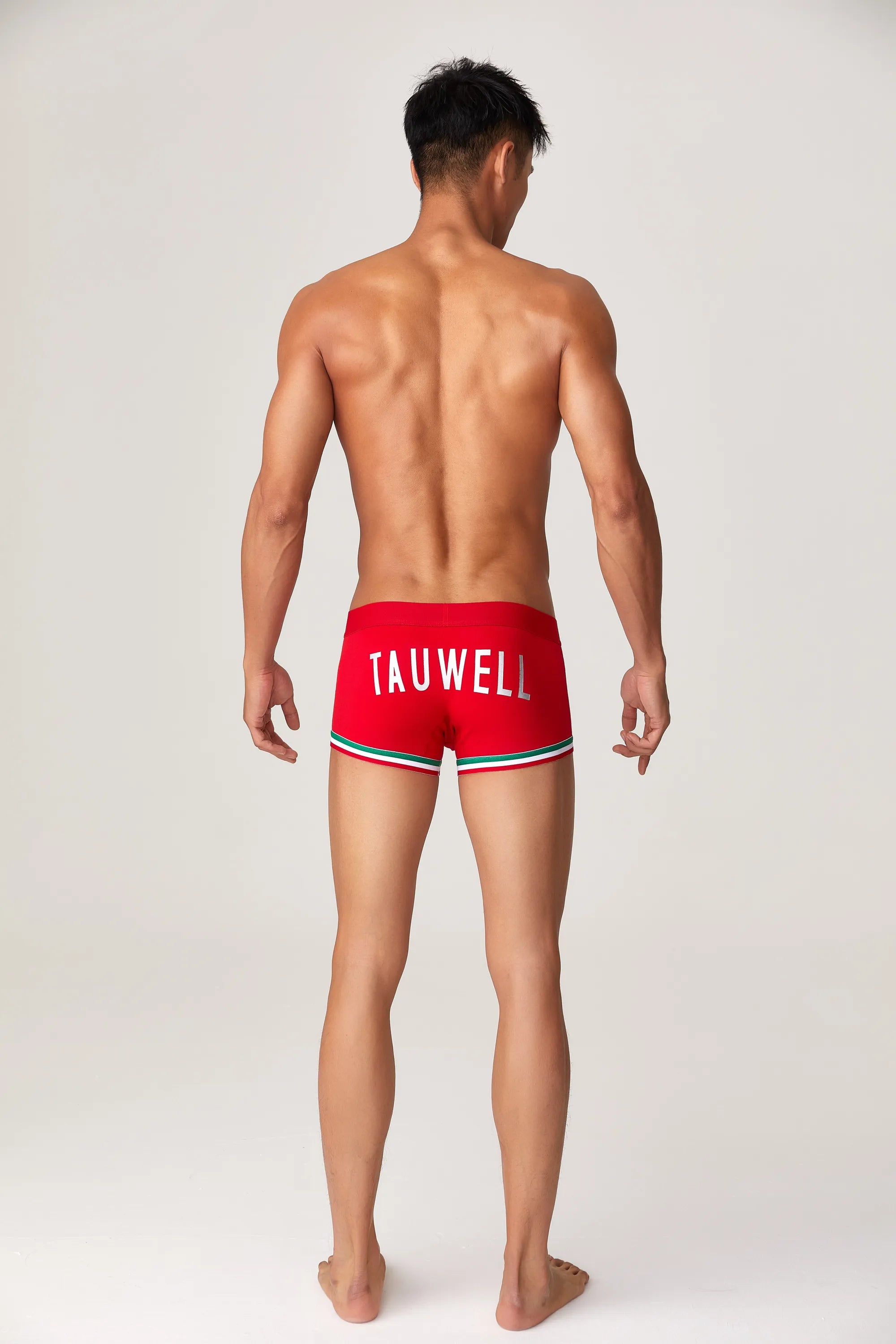 Men’s Cotton Boxer Briefs – Solid Color Streetwear Style - 4inme