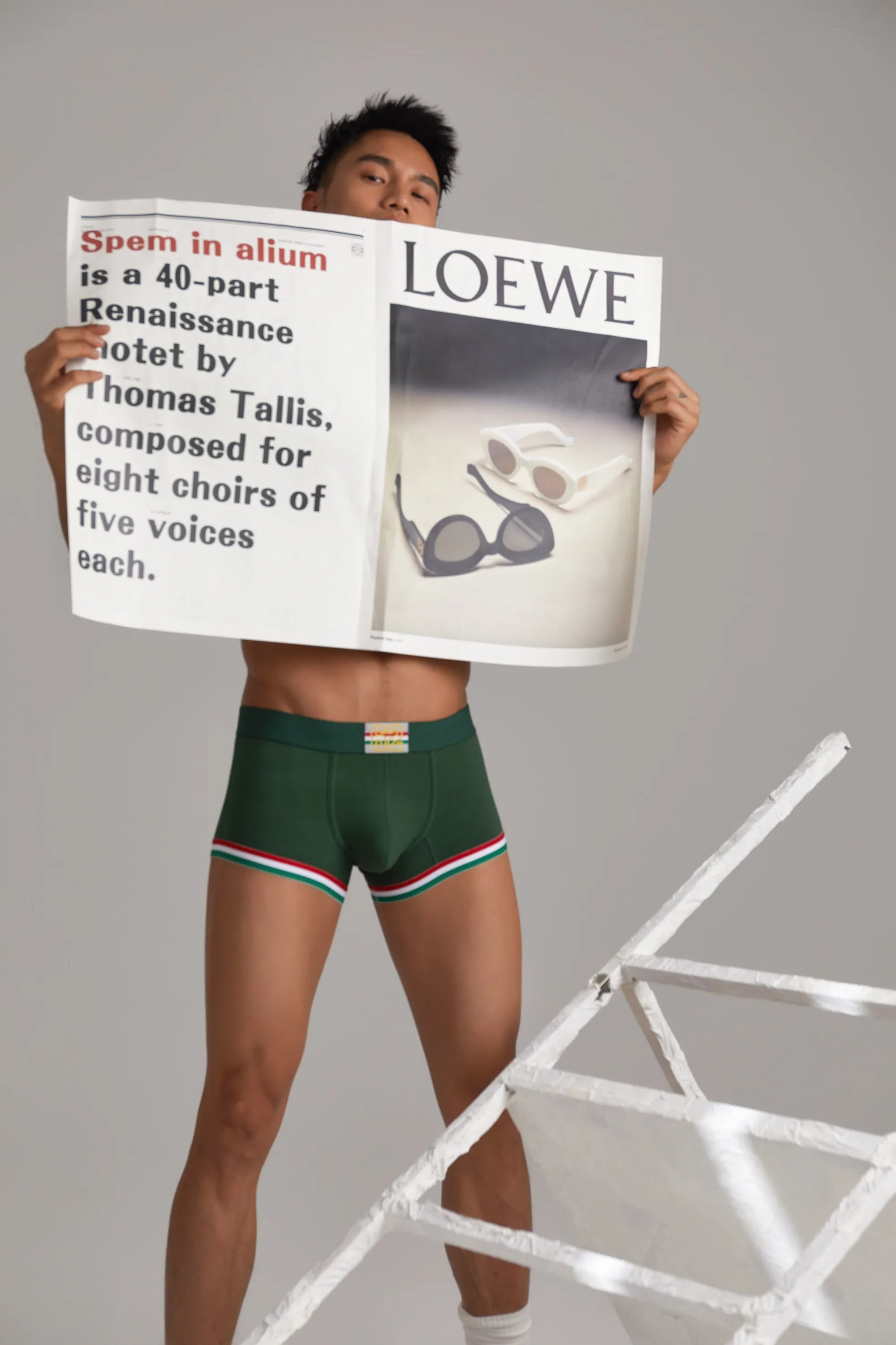 Men’s Cotton Boxer Briefs – Solid Color Streetwear Style - 4inme