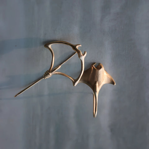 Artisan Manta Ray Dangle Earrings – Unique Ocean Series Design