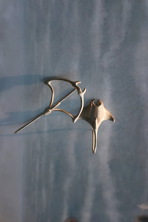 Artisan Manta Ray Dangle Earrings – Unique Ocean Series Design - 4inme