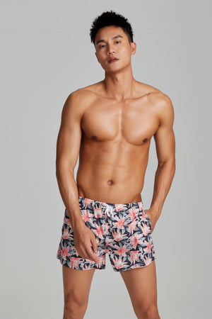 Men’s Printed Beach Shorts – Casual & Comfortable Sleepwear - 4inme