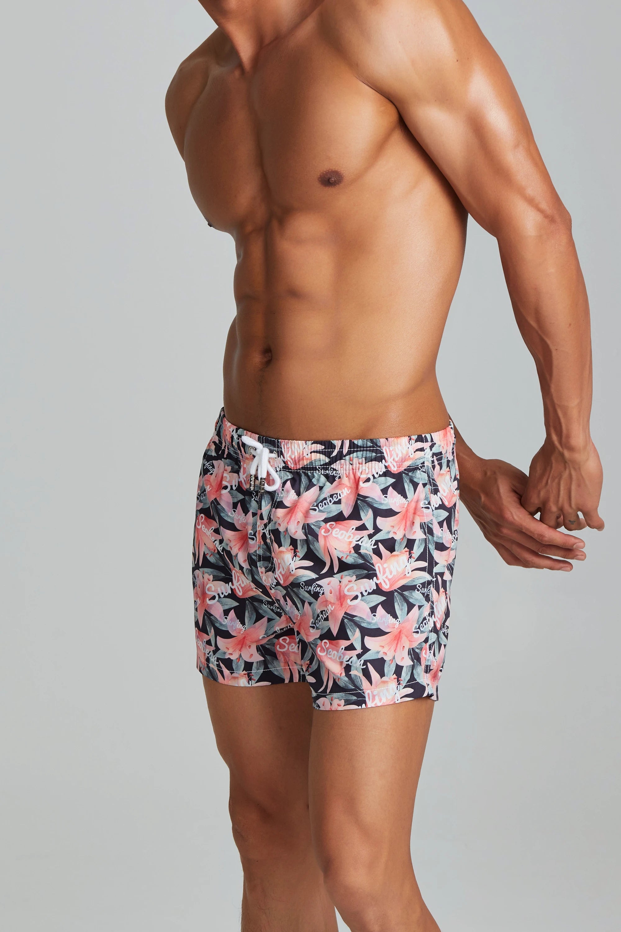 Men’s Printed Beach Shorts – Casual & Comfortable Sleepwear - 4inme