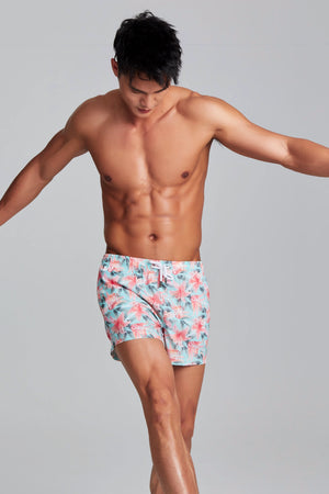 Men’s Printed Beach Shorts – Casual & Comfortable Sleepwear - 4inme