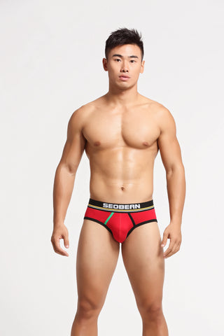 Men’s Low-Rise Cotton Briefs - 4inme