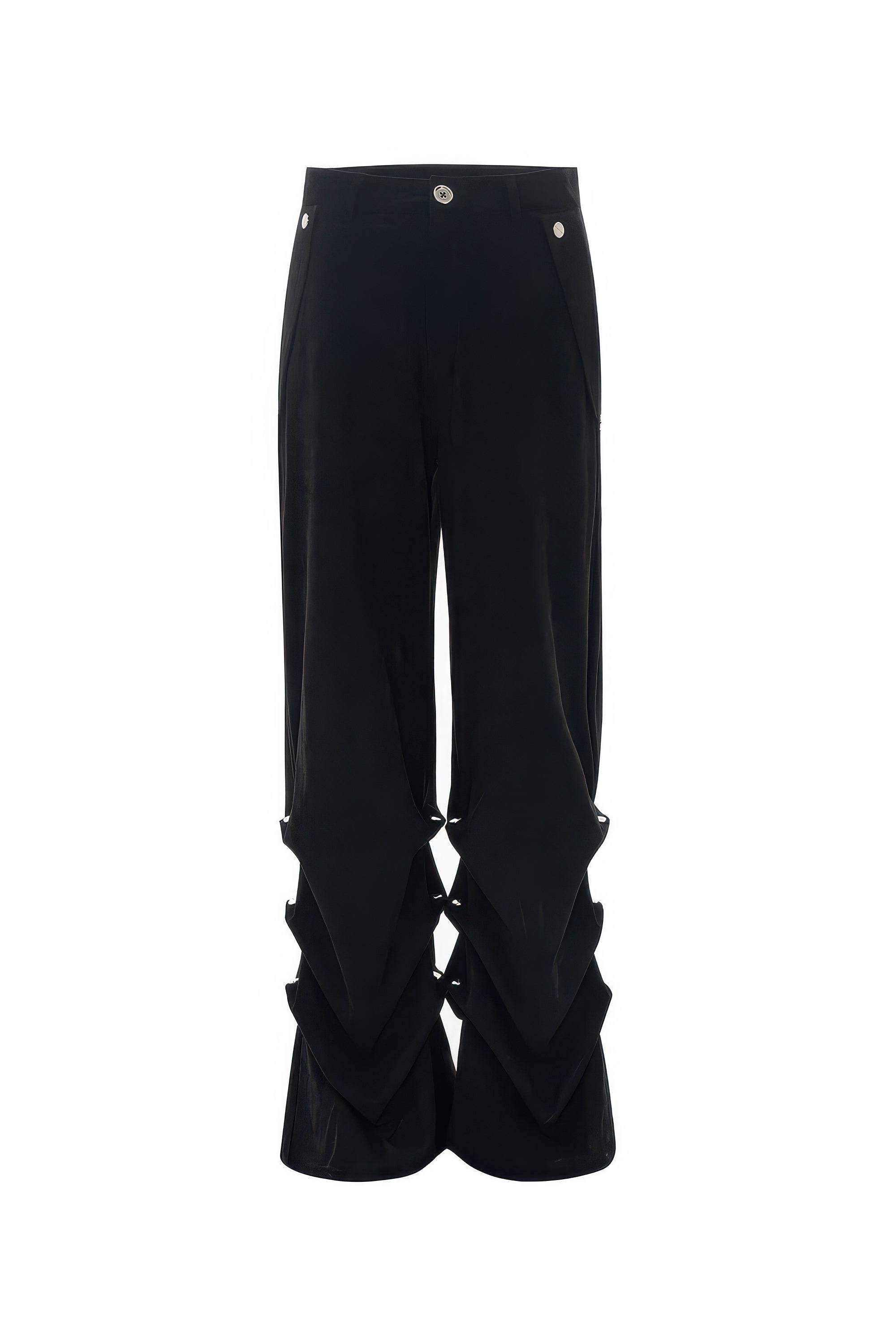 Men's Black Suede Short Jacket - Spring Crinkle Sleeve Coat - 4inme