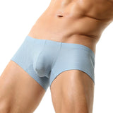 Men’s Breathable Solid Color Boxer Briefs - 4inme