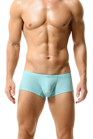 Men’s Breathable Solid Color Boxer Briefs - 4inme
