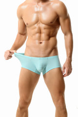 Men’s Breathable Solid Color Boxer Briefs - 4inme
