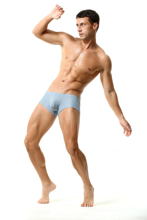 Men’s Breathable Solid Color Boxer Briefs - 4inme