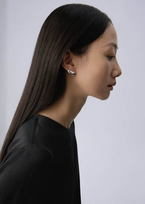 Modern Arc Earrings - Satin Finish Minimalist Jewelry,Unisex Style - 4inme