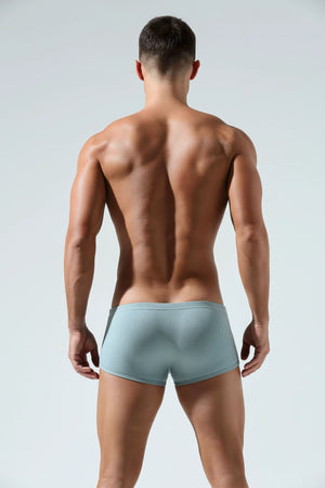 Men’s Cotton Boxer Briefs – Solid Color, Minimalist Style - 4inme