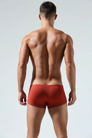 Men’s Cotton Boxer Briefs – Solid Color, Minimalist Style - 4inme