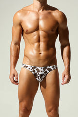 Men’s Low-Rise Sexy Animal Print Briefs - 4inme