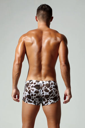 Men’s Sexy Animal Print Boxer Shorts – Low Waist - 4inme
