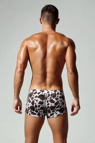 Men’s Sexy Animal Print Boxer Shorts – Low Waist - 4inme