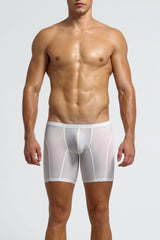 Herre Lang Boxer Shorts - Kompressionspasform, Bløde & Strækbare