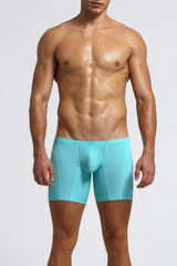 Herre Lang Boxer Shorts - Kompressionspasform, Bløde & Strækbare