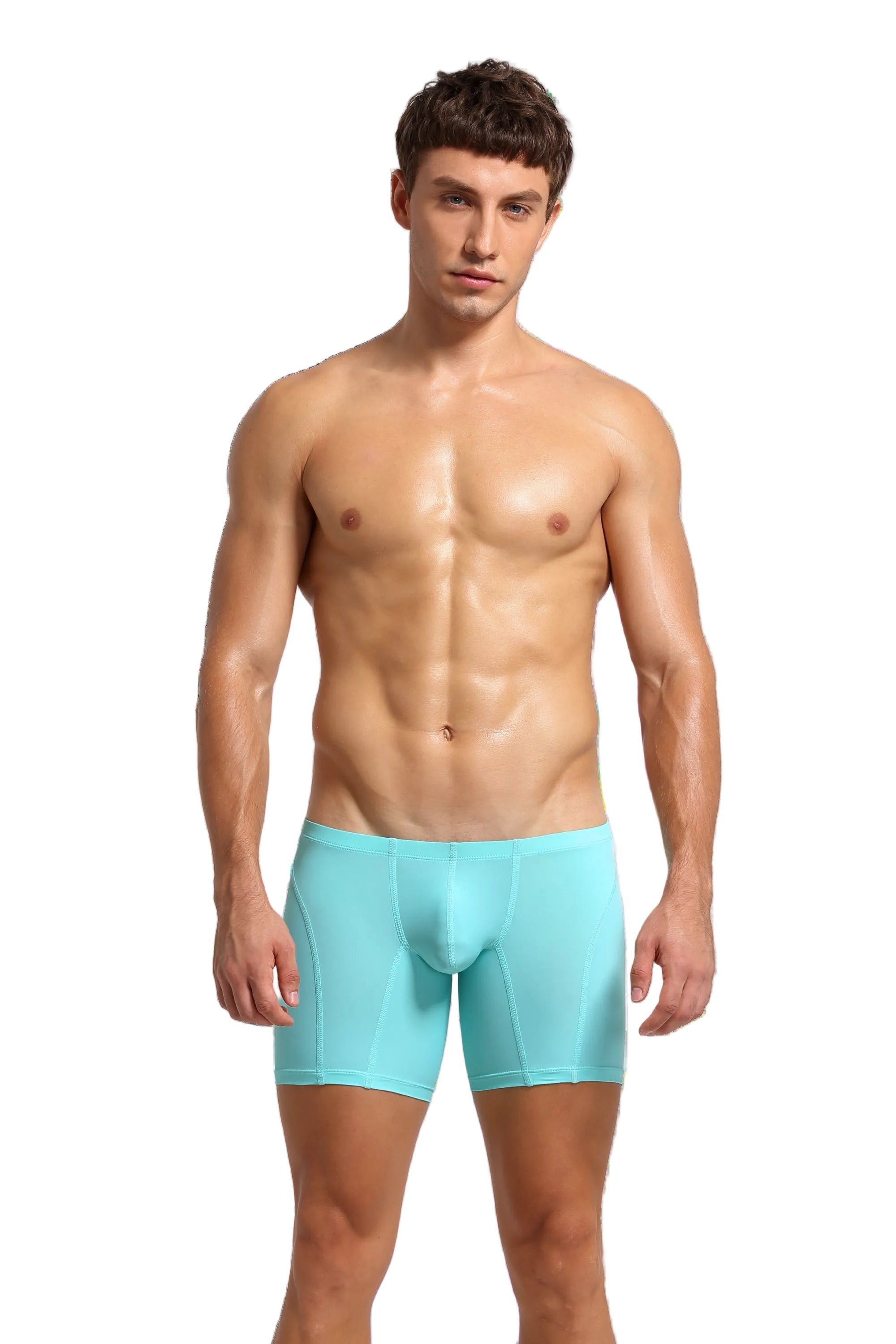 Men's Long-Leg Boxer Briefs – Tight Fit, Full Coverage