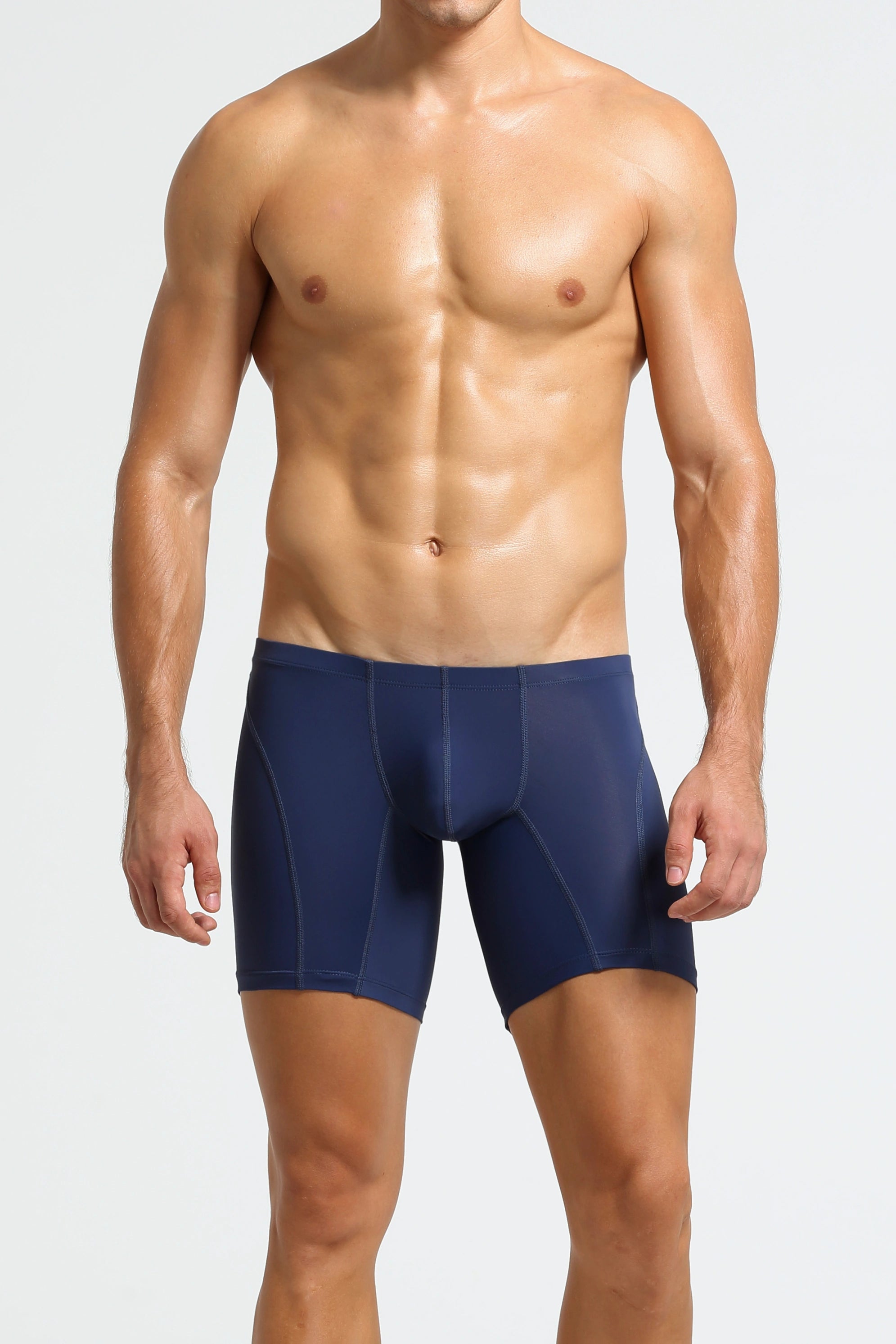 Boxer Briefs da Uomo a Gamba Lunga – Vestibilità Stretta, Copertura Completa