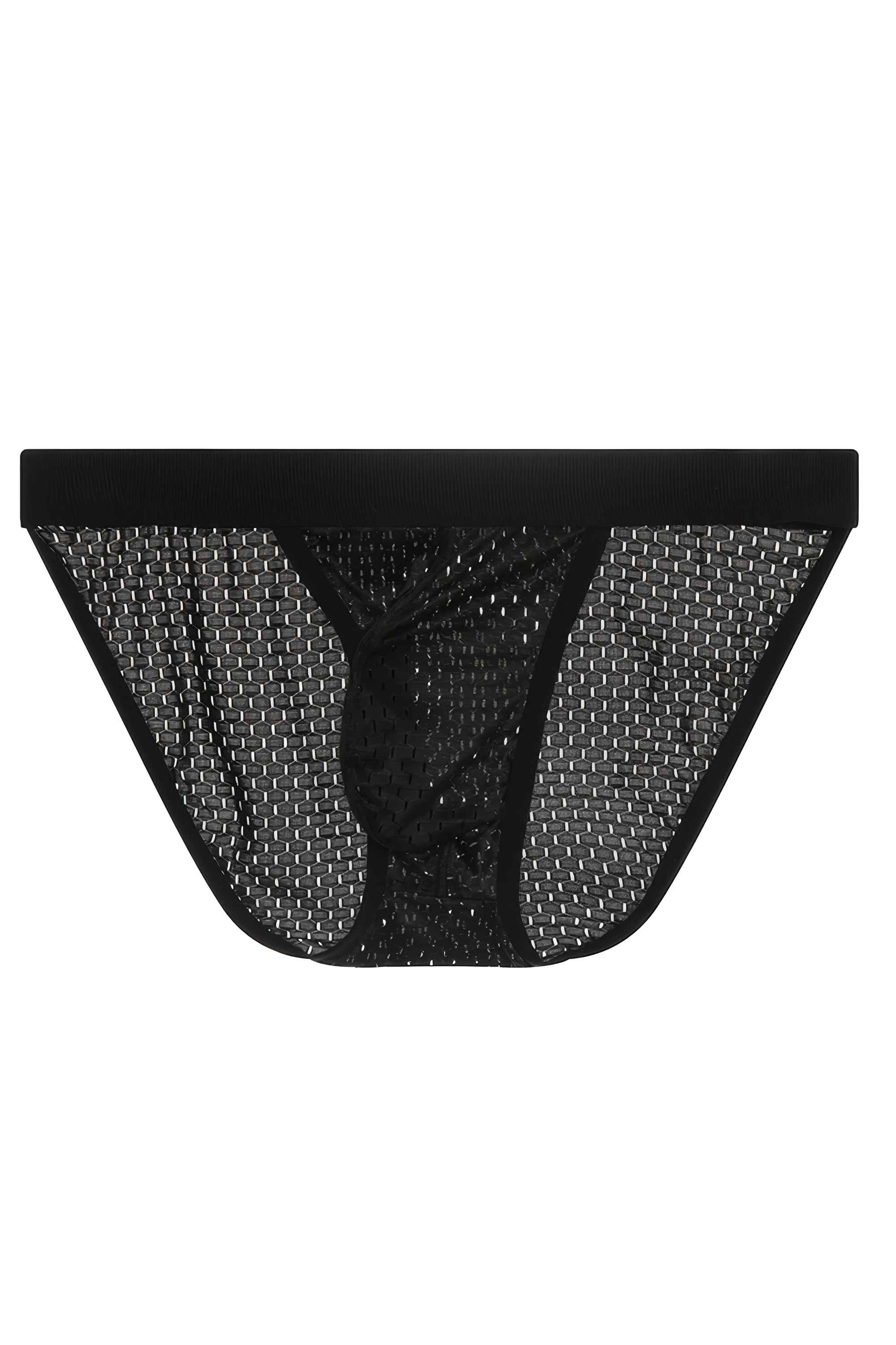 Men's Breathable High-Cut Briefs – Wide Band, Mesh, Low-Rise