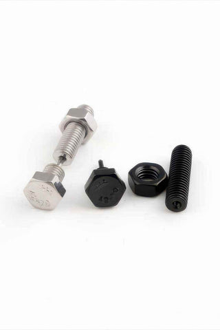 Nut and Bolt Stud Earrings for a Bold Industrial Look - 4inme